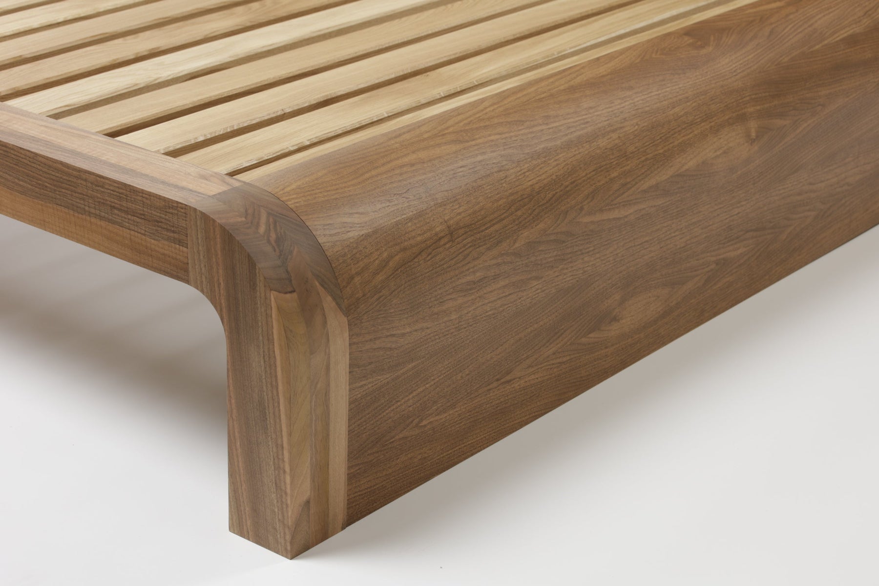 Emma Walnut Wood Bed