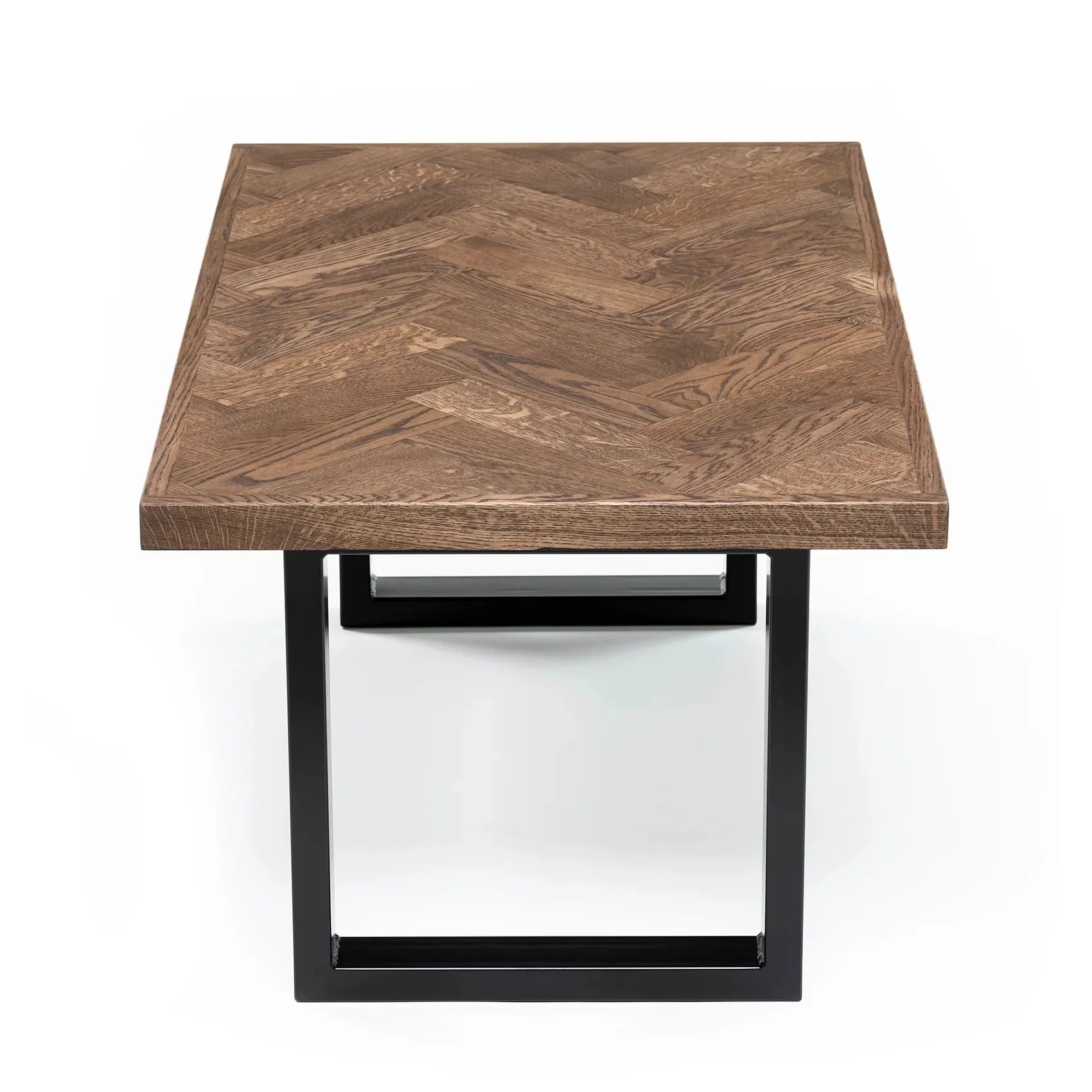 Astrid Chocolate Oak Herringbone Coffee Table