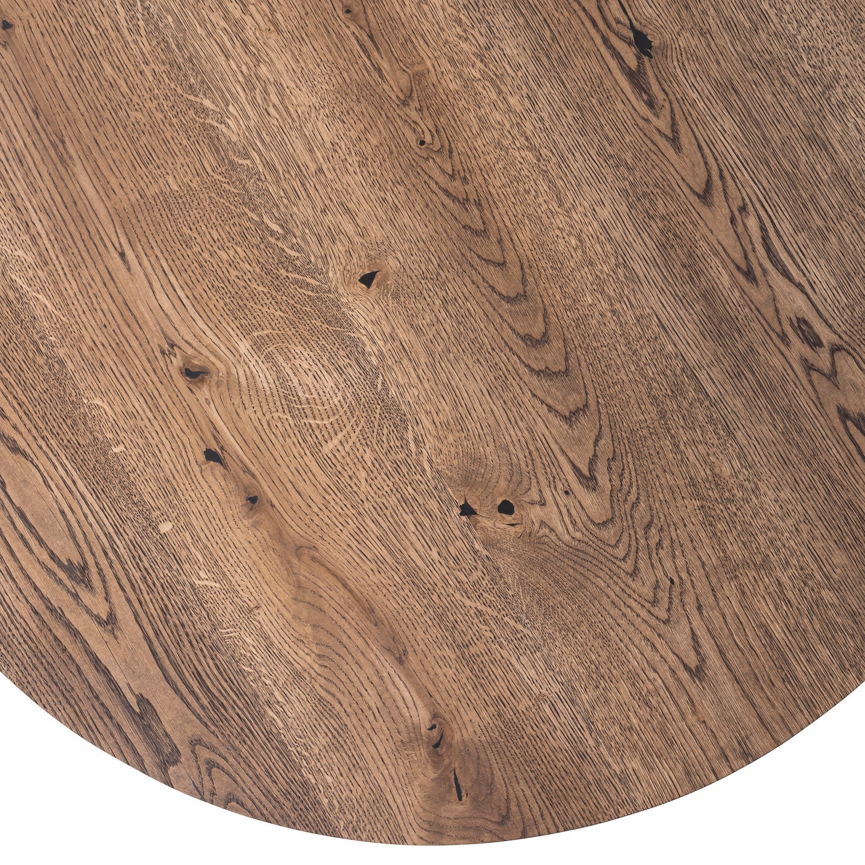 Beatrice Round Coffee Table in Dark Oak