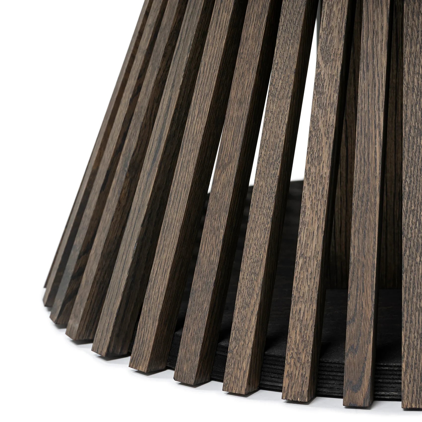 Vivien Charcoal Round Oak Coffee Table