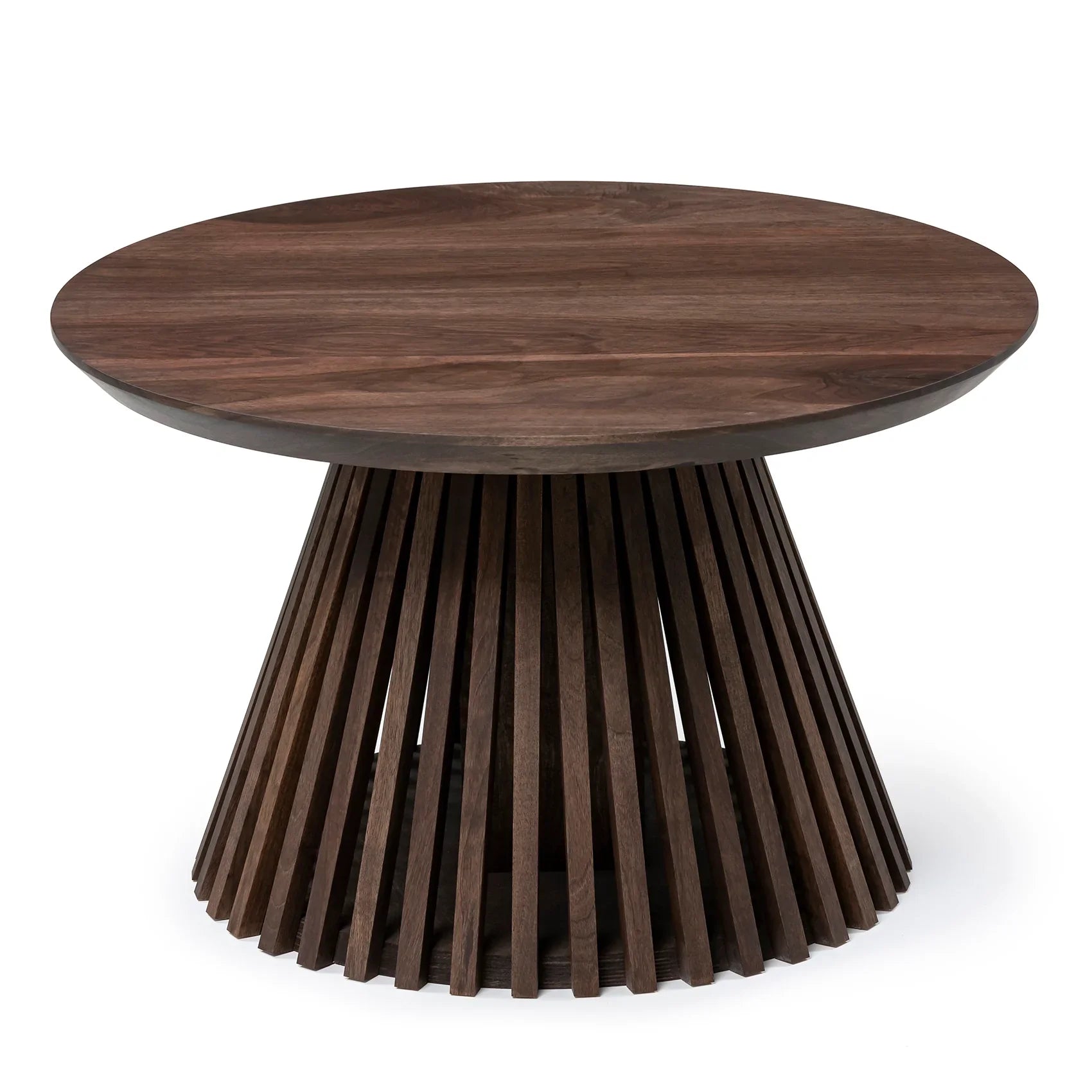 Vivien Round Coffee Table in Dark Walnut