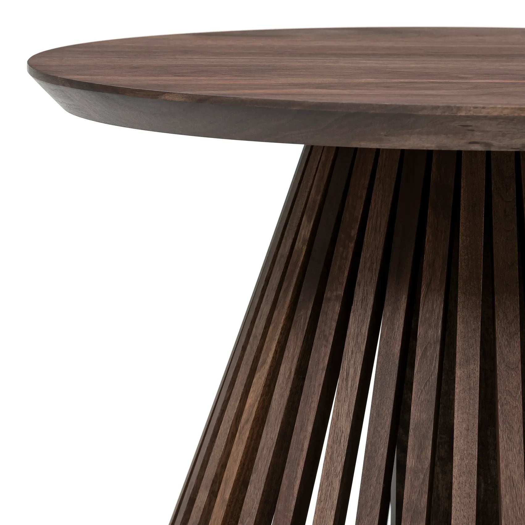 Vivien Round Coffee Table in Dark Walnut