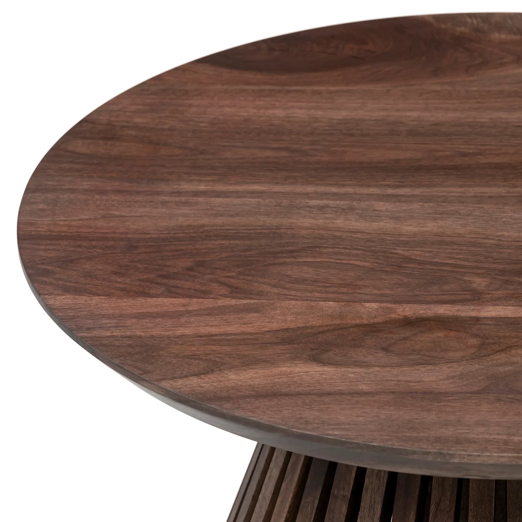 Vivien Round Coffee Table in Dark Walnut