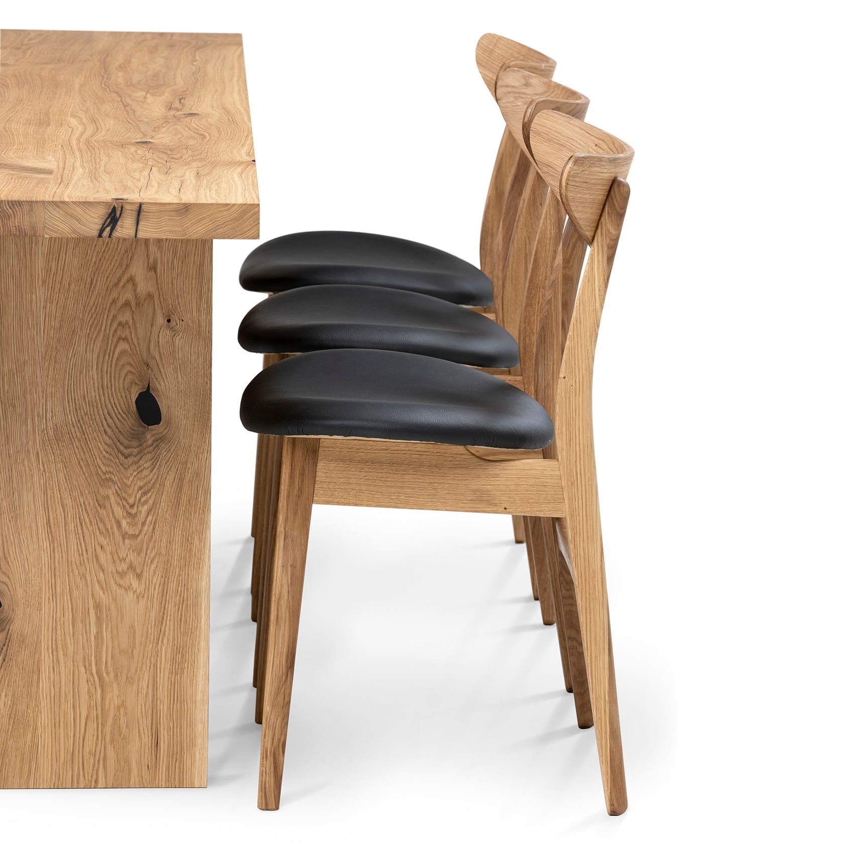 Office Extendable Table in Solid Oak