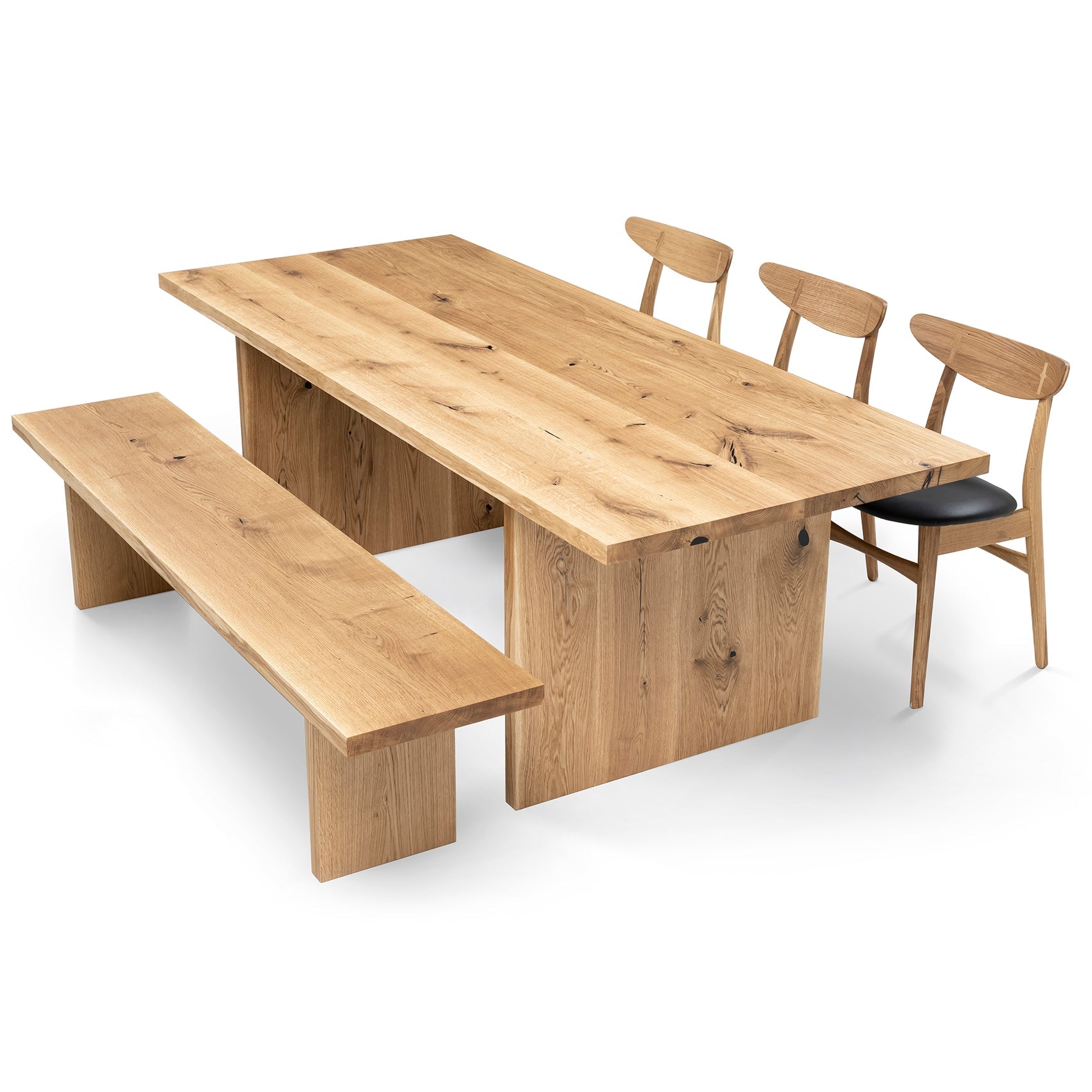 Windsor Extendable Dining Table in Solid Oak