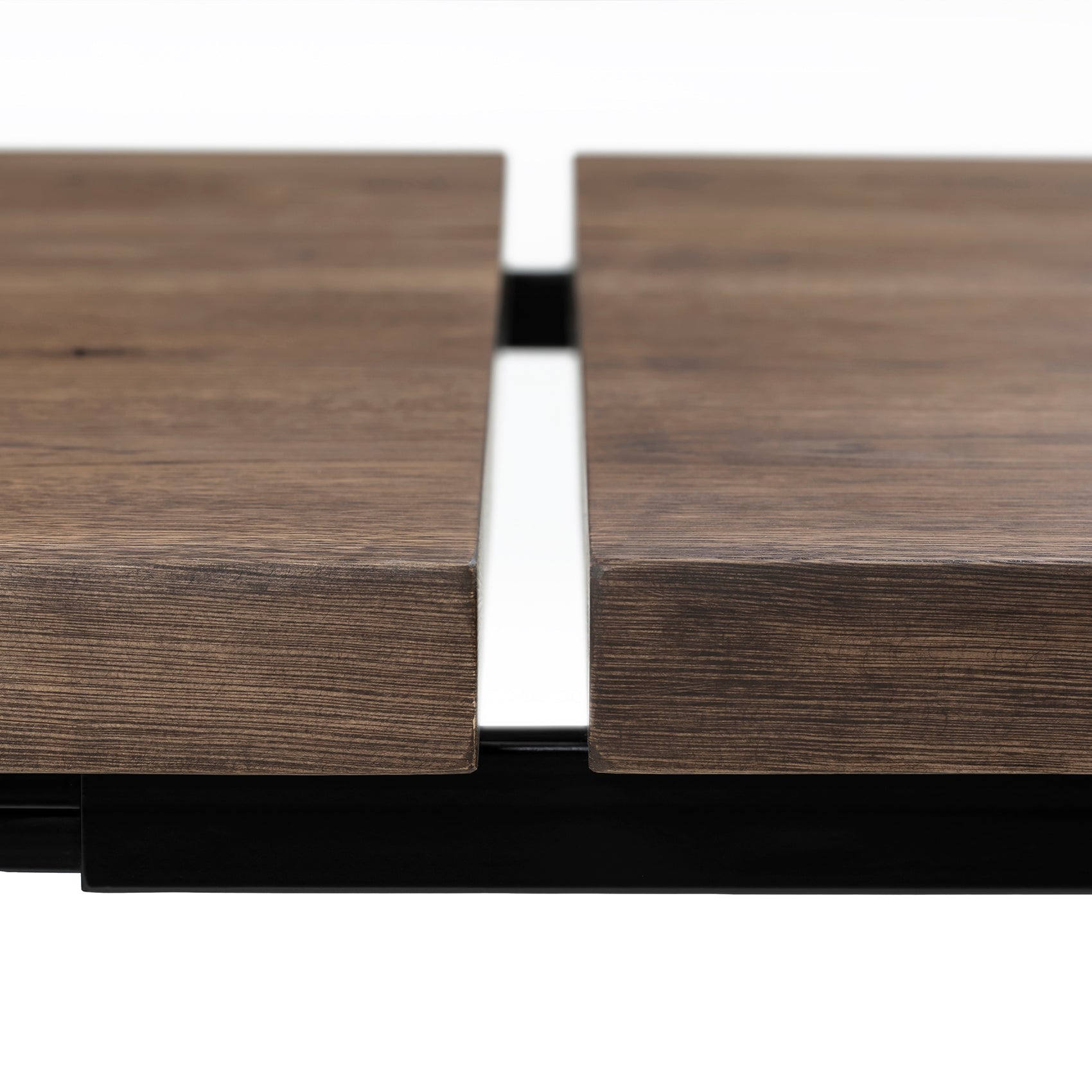Eva Extendable Dining Table in Chocolate Oak