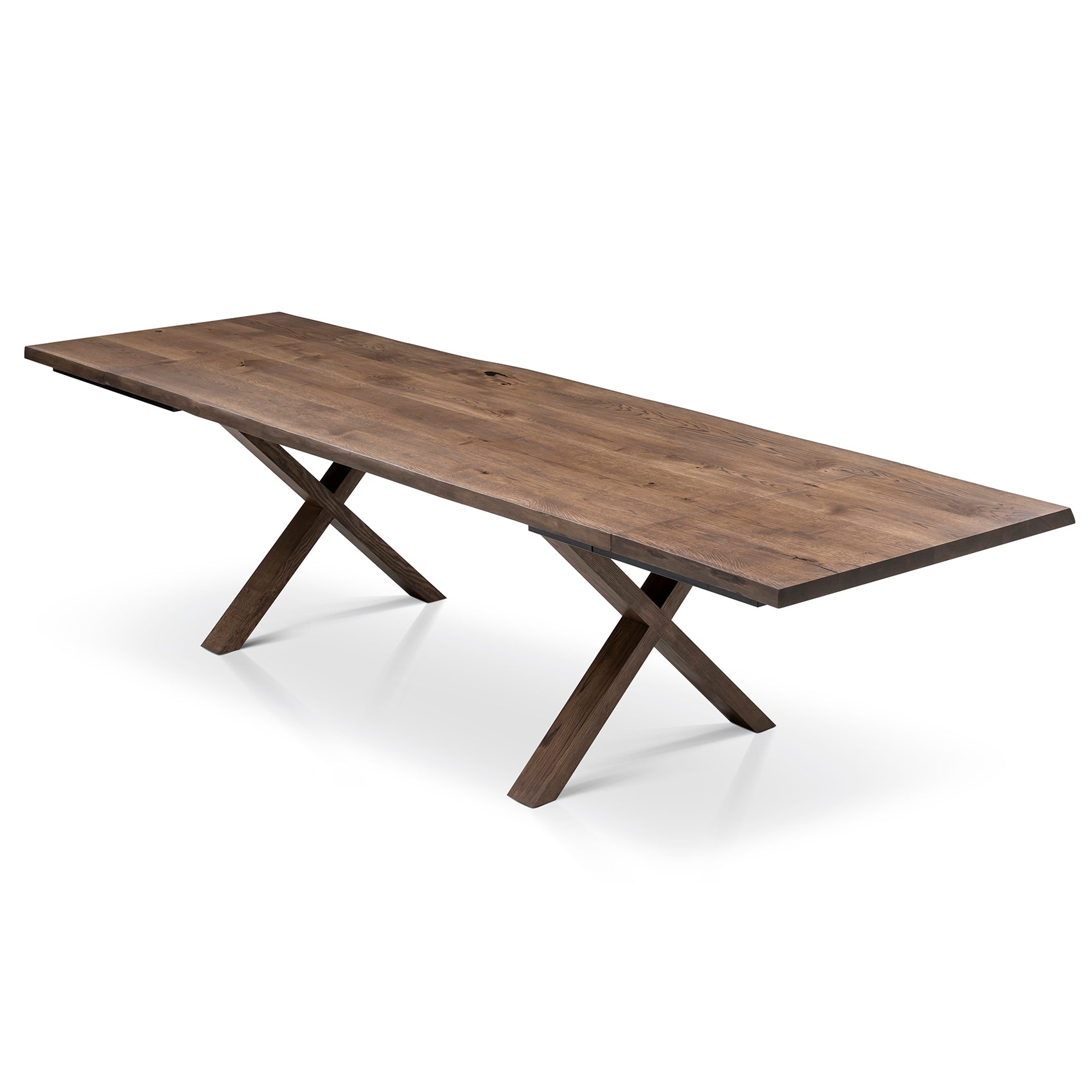 Eva Extendable Dining Table in Chocolate Oak