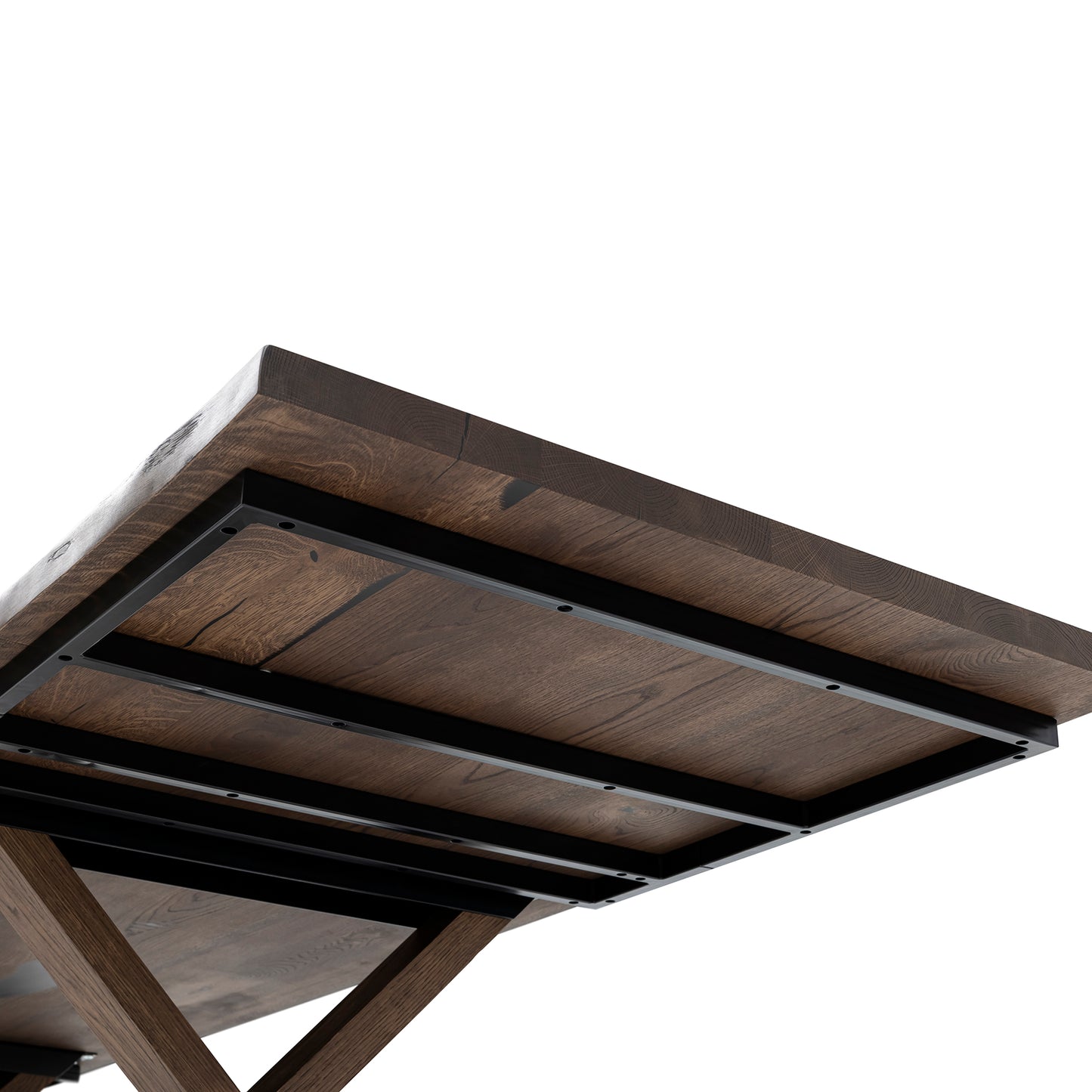 Eva Extendable Dining Table in Chocolate Oak
