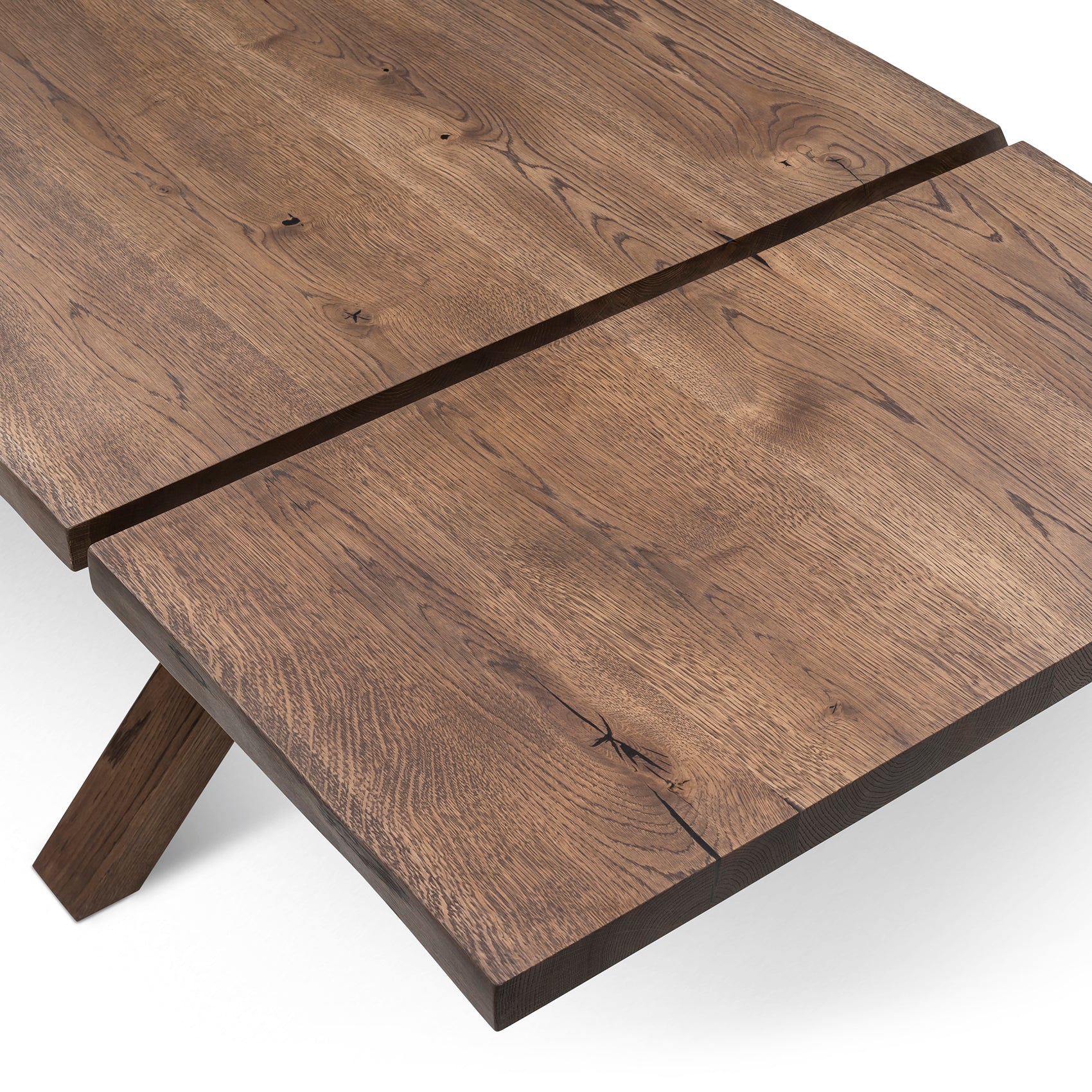 Eva Extendable Dining Table in Chocolate Oak