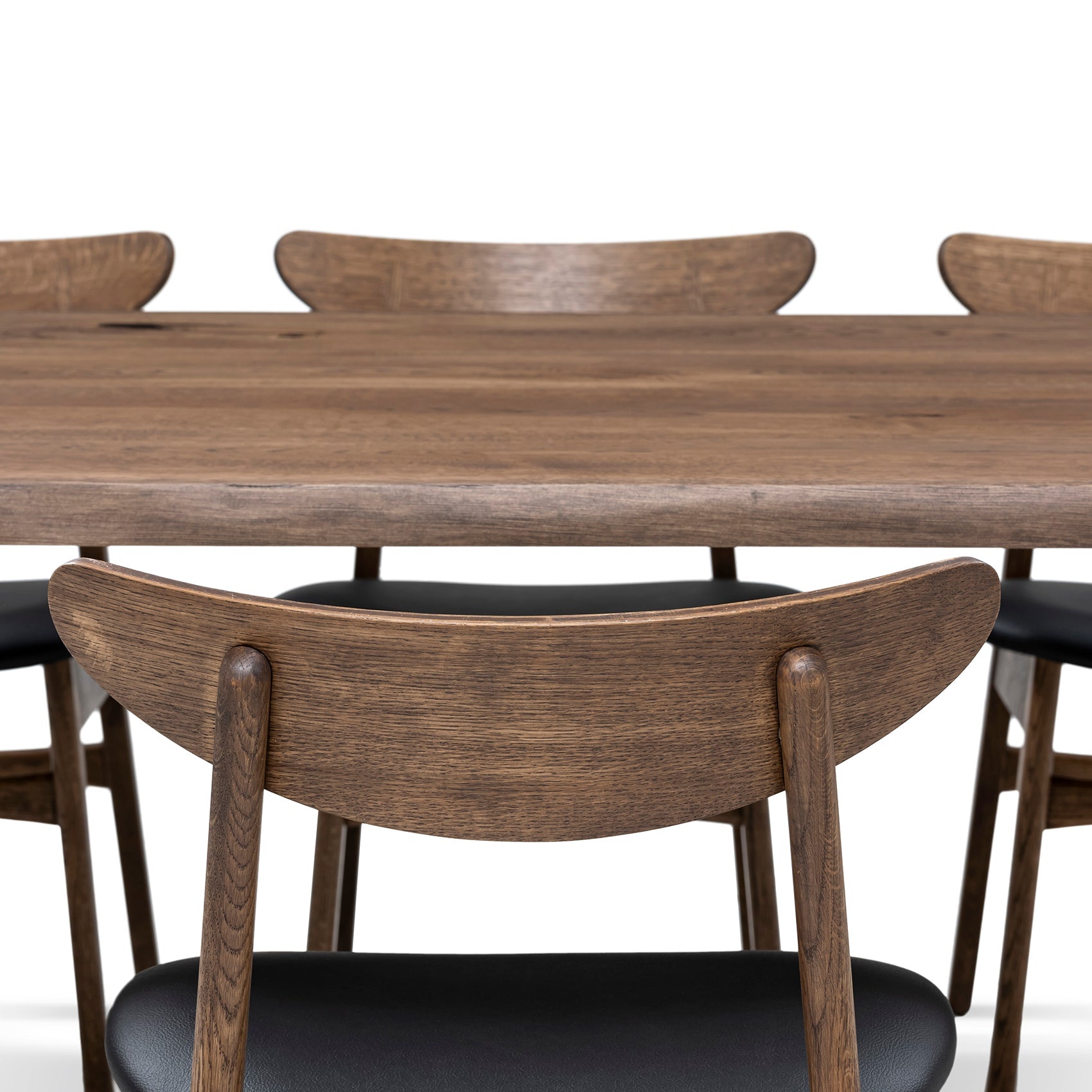 Eva Extendable Dining Table in Chocolate Oak