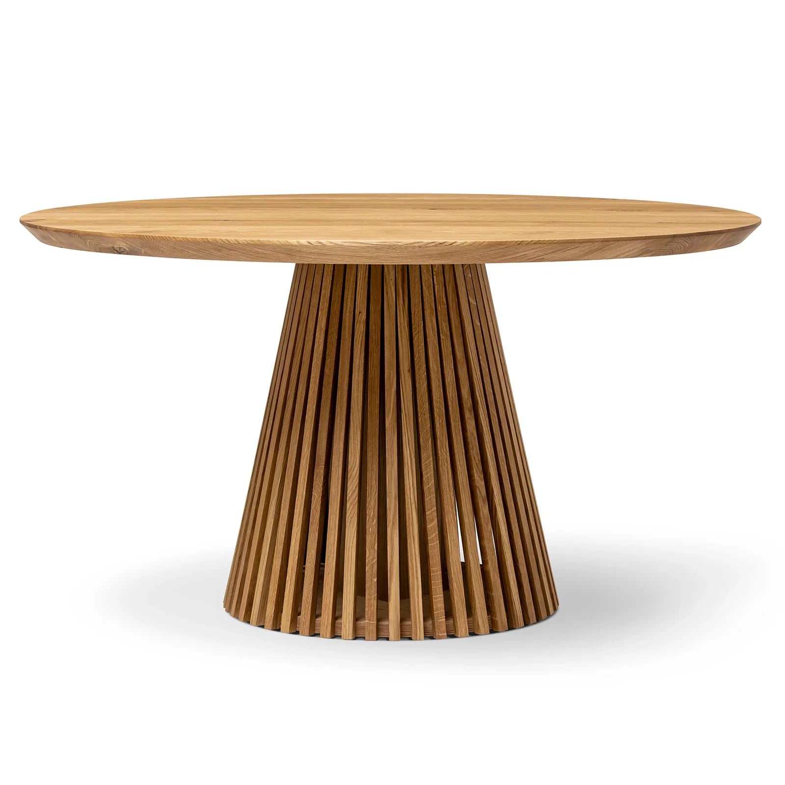 Vivien Round Extendable Dining Table in Solid Oak