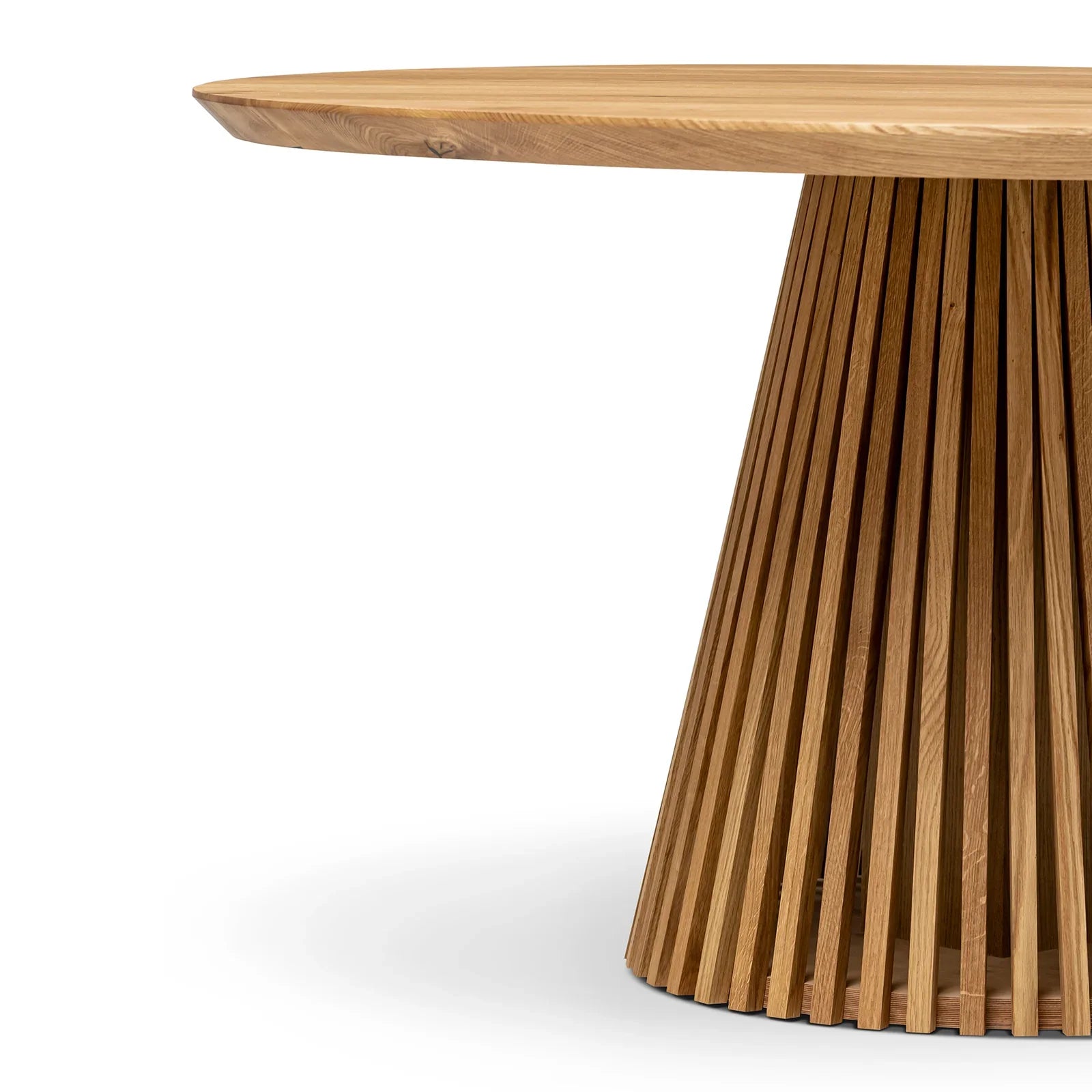 Vivien Round Extendable Dining Table in Solid Oak