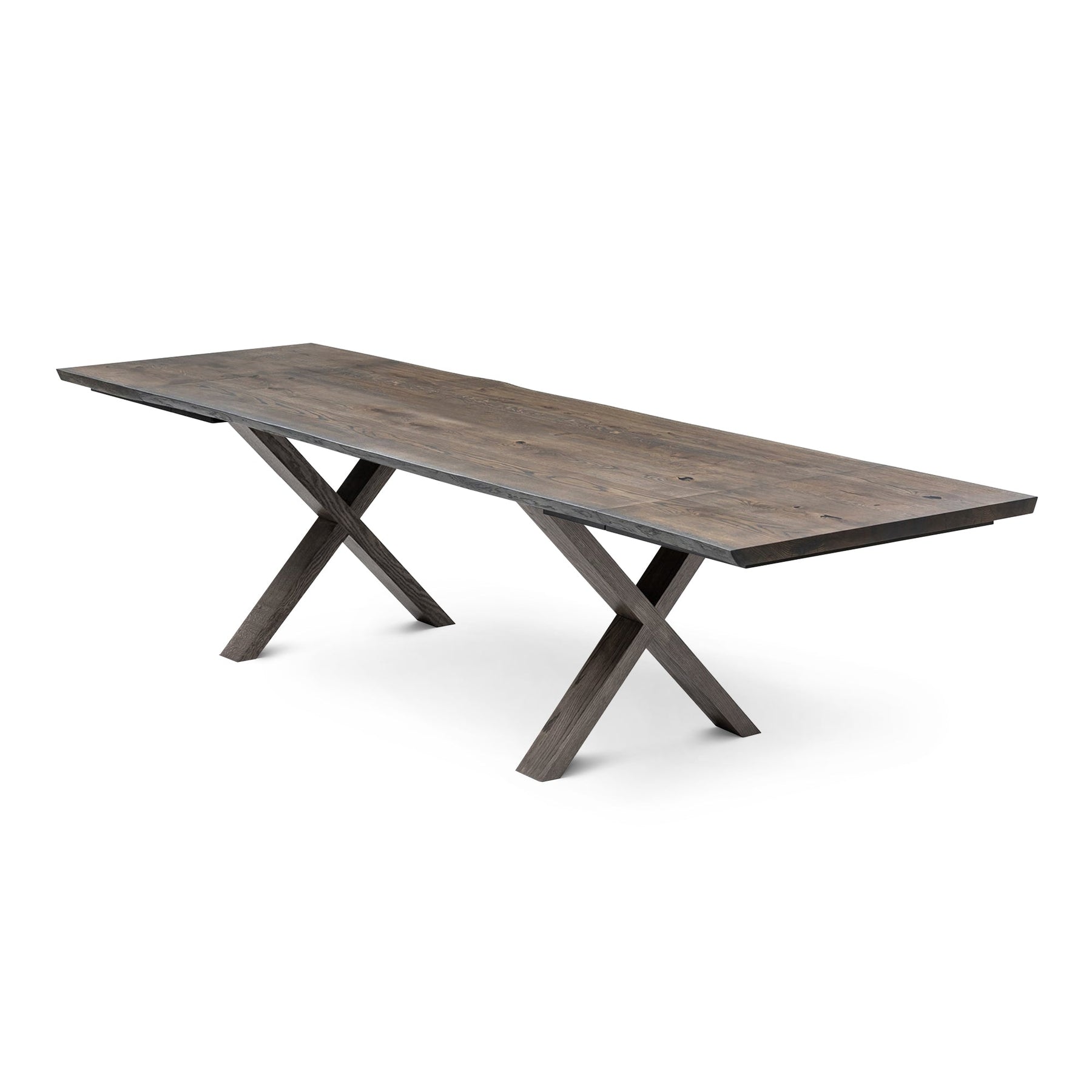 Eva Extendable Dining Table in Charcoal Oak