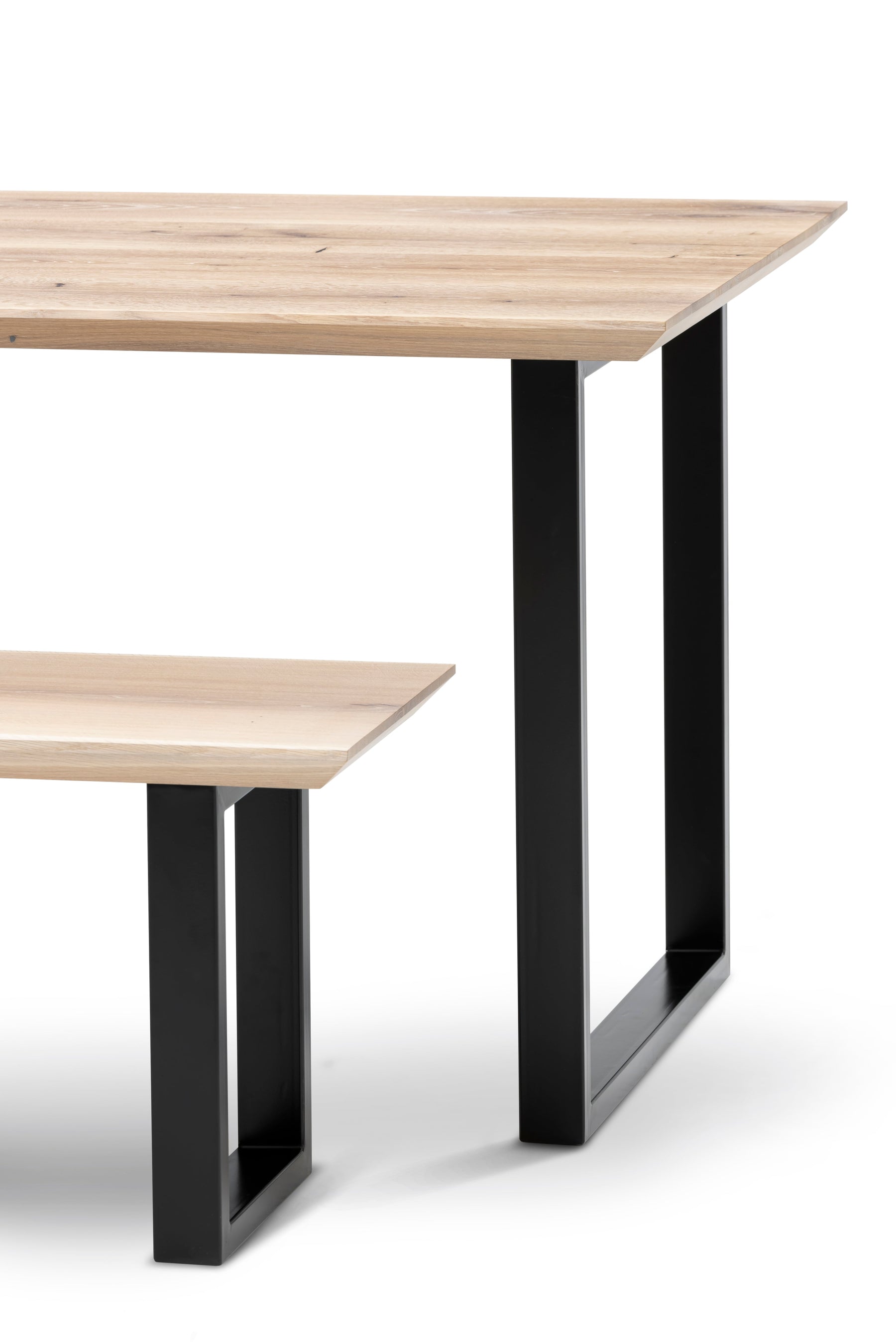 Eva Extendable Dining Table, Light Oak