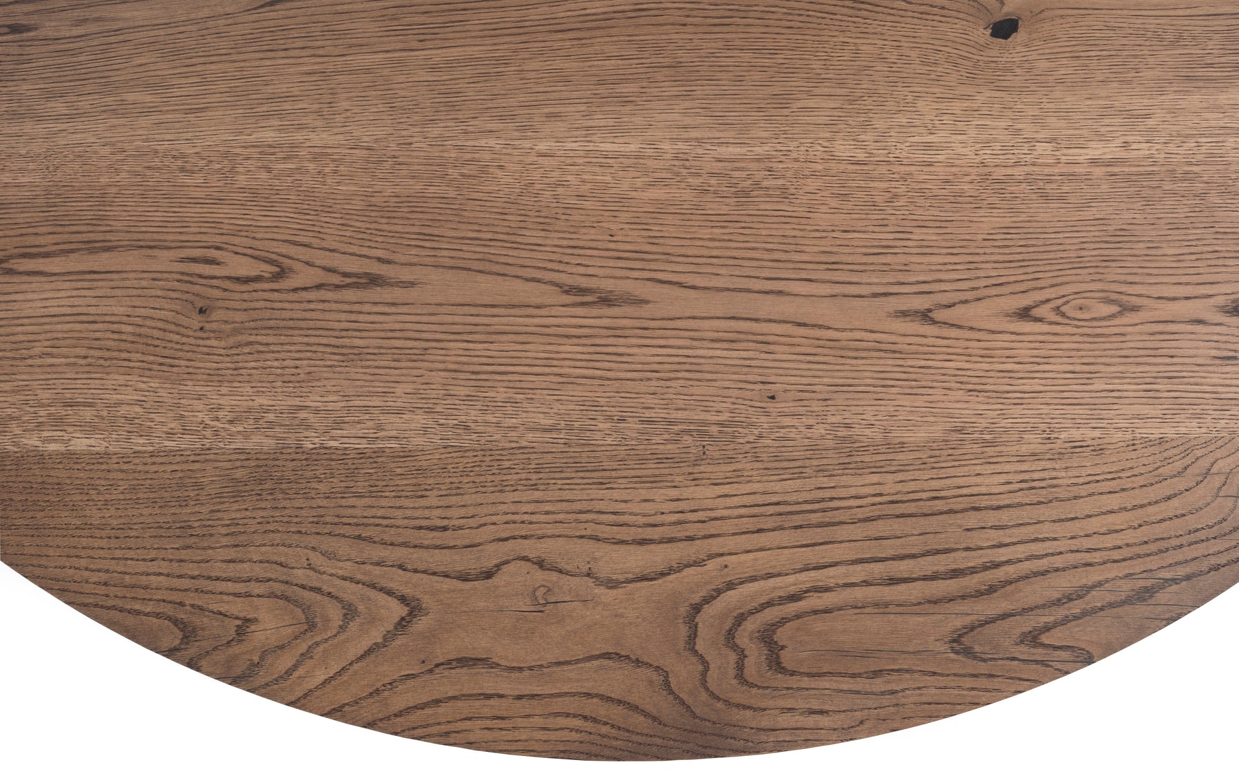 Beatrice Round Extendable Dining Table in Dark Oak