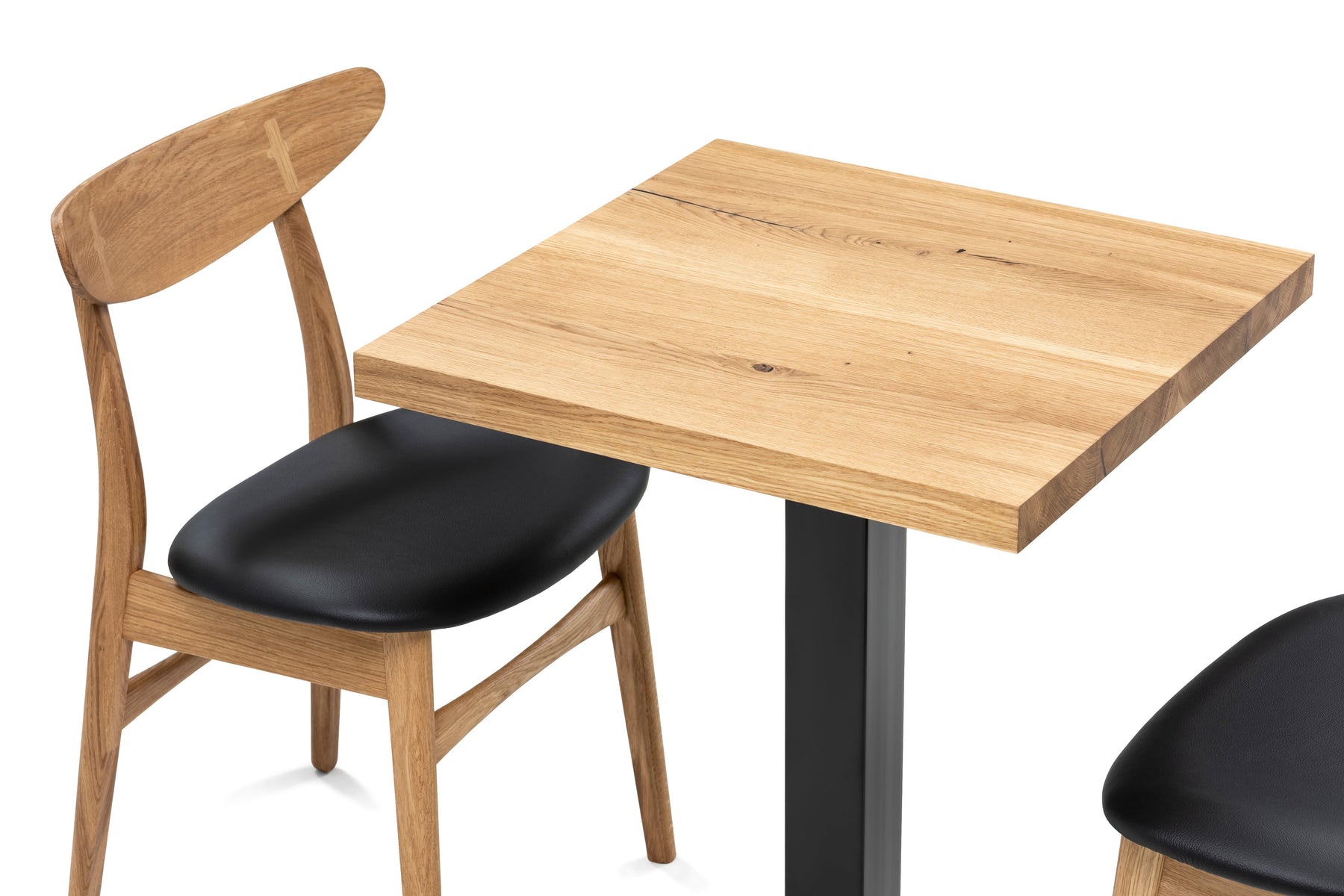 Square Oak Cafe Table