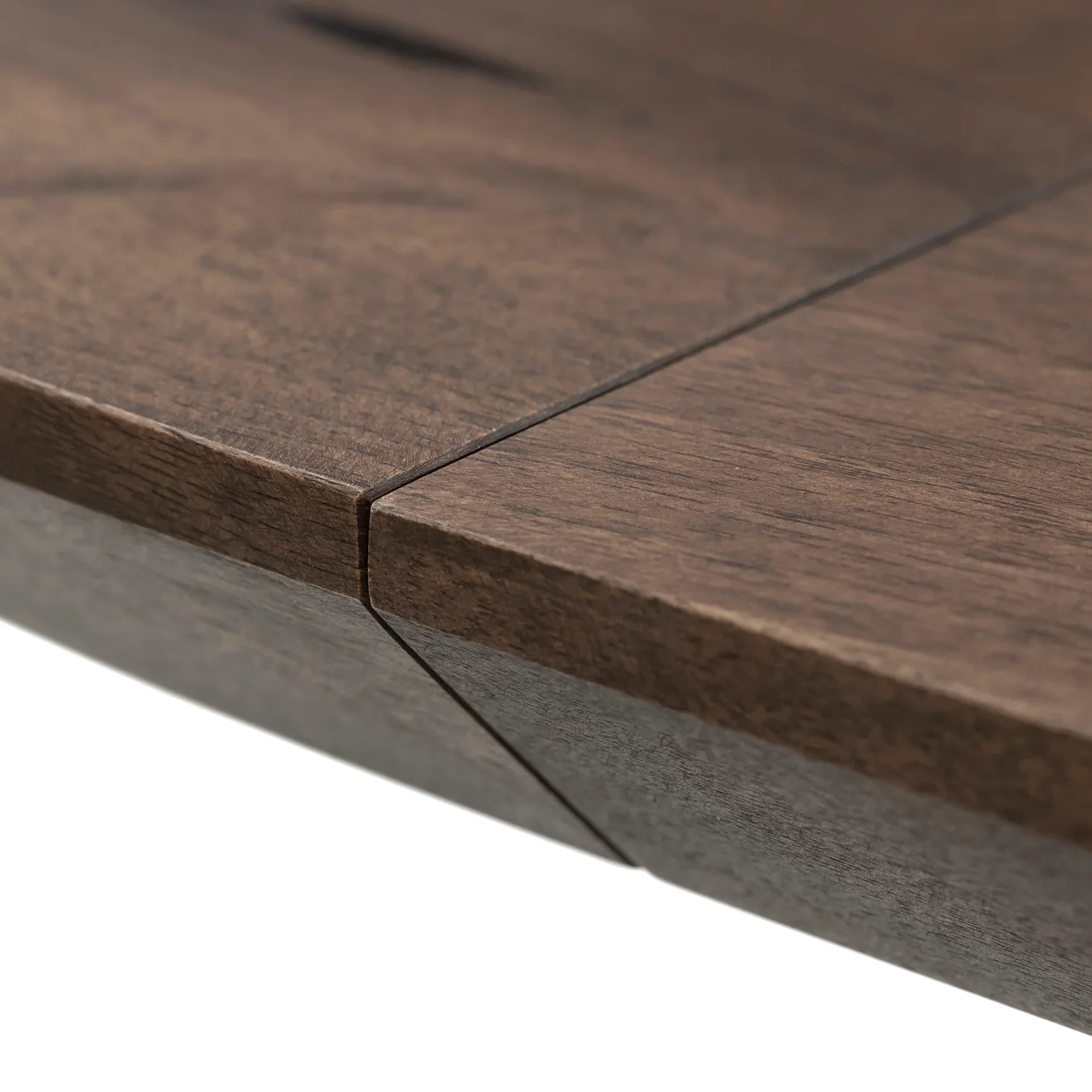 Beatrice Round Extendable Dining Table in Dark Walnut