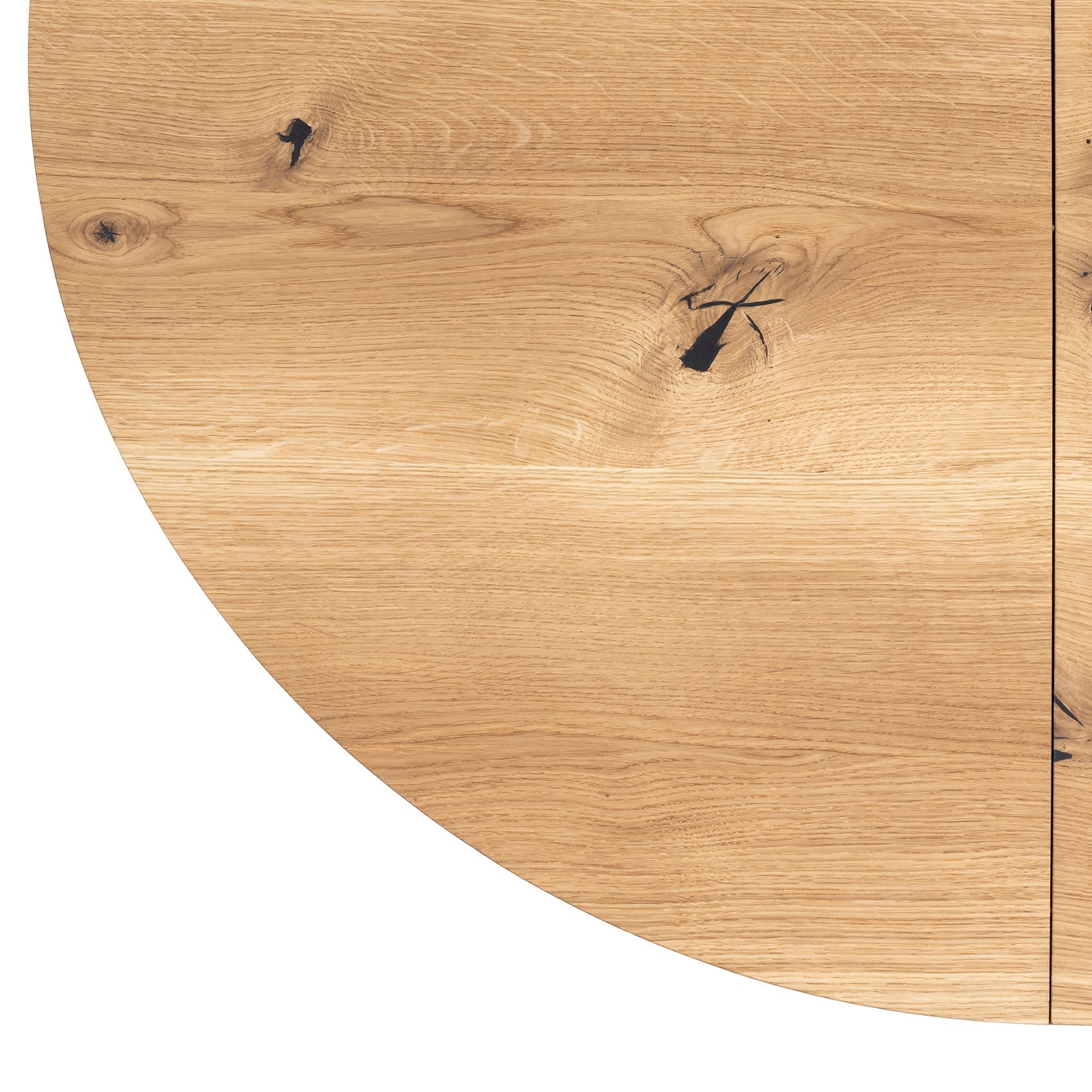 Beatrice Round Extendable Oak Dining Table in Solid Oak