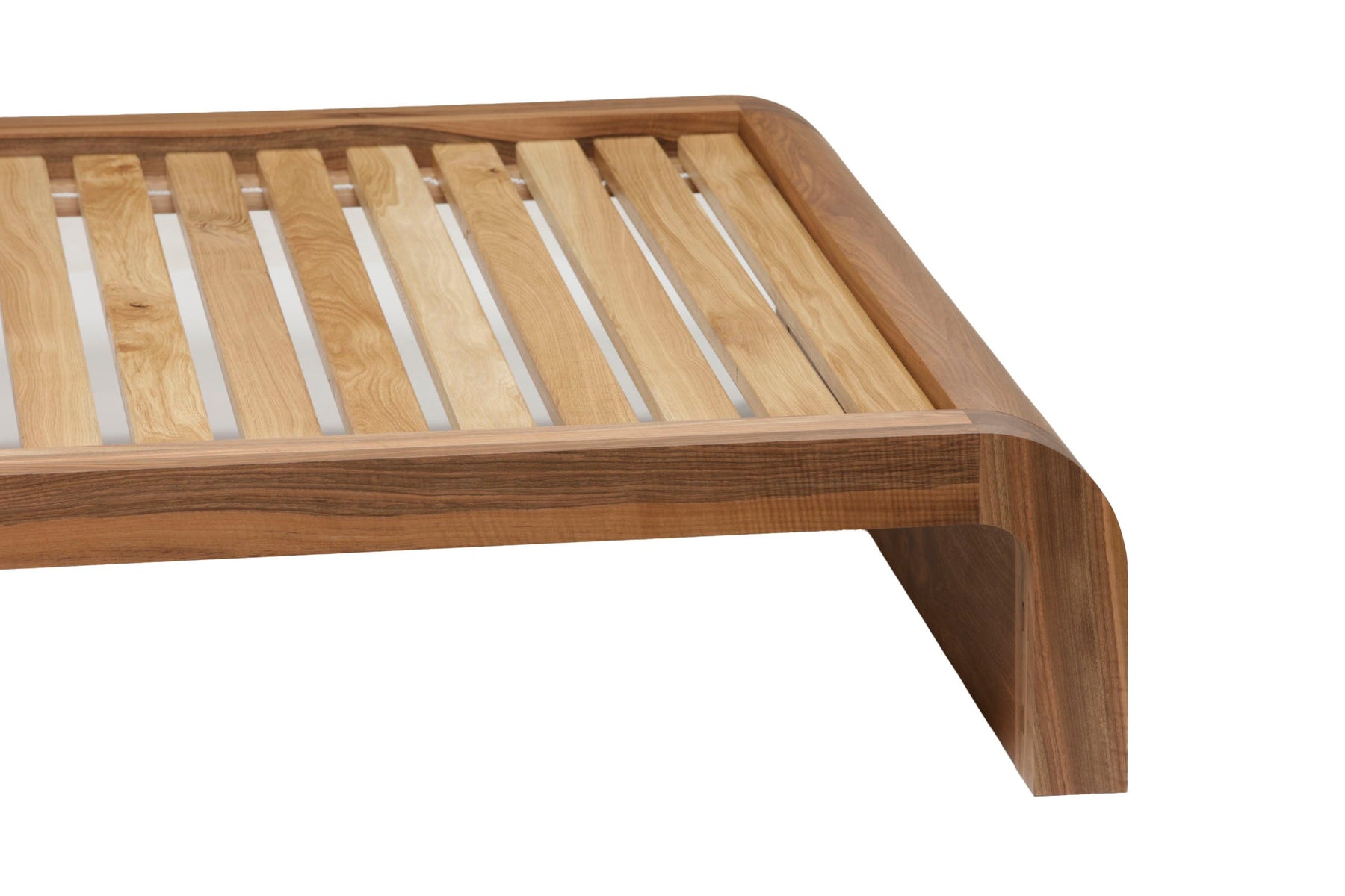 Emma Walnut Wood Bed