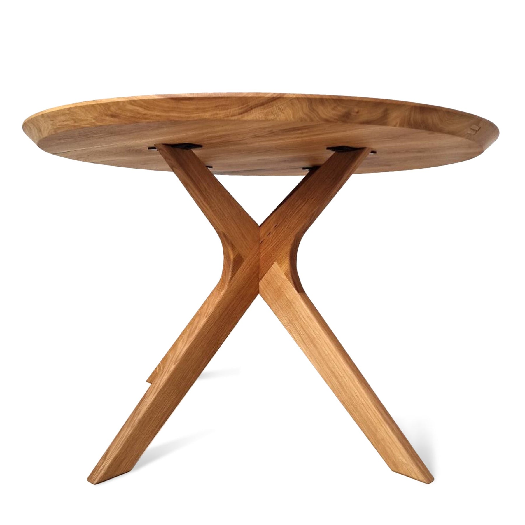 Bibi Extendable Round Dining Table in Solid Oak