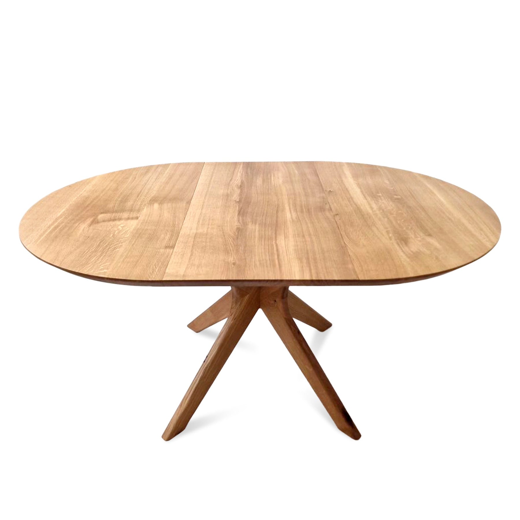 Bibi Extendable Round Dining Table in Solid Oak