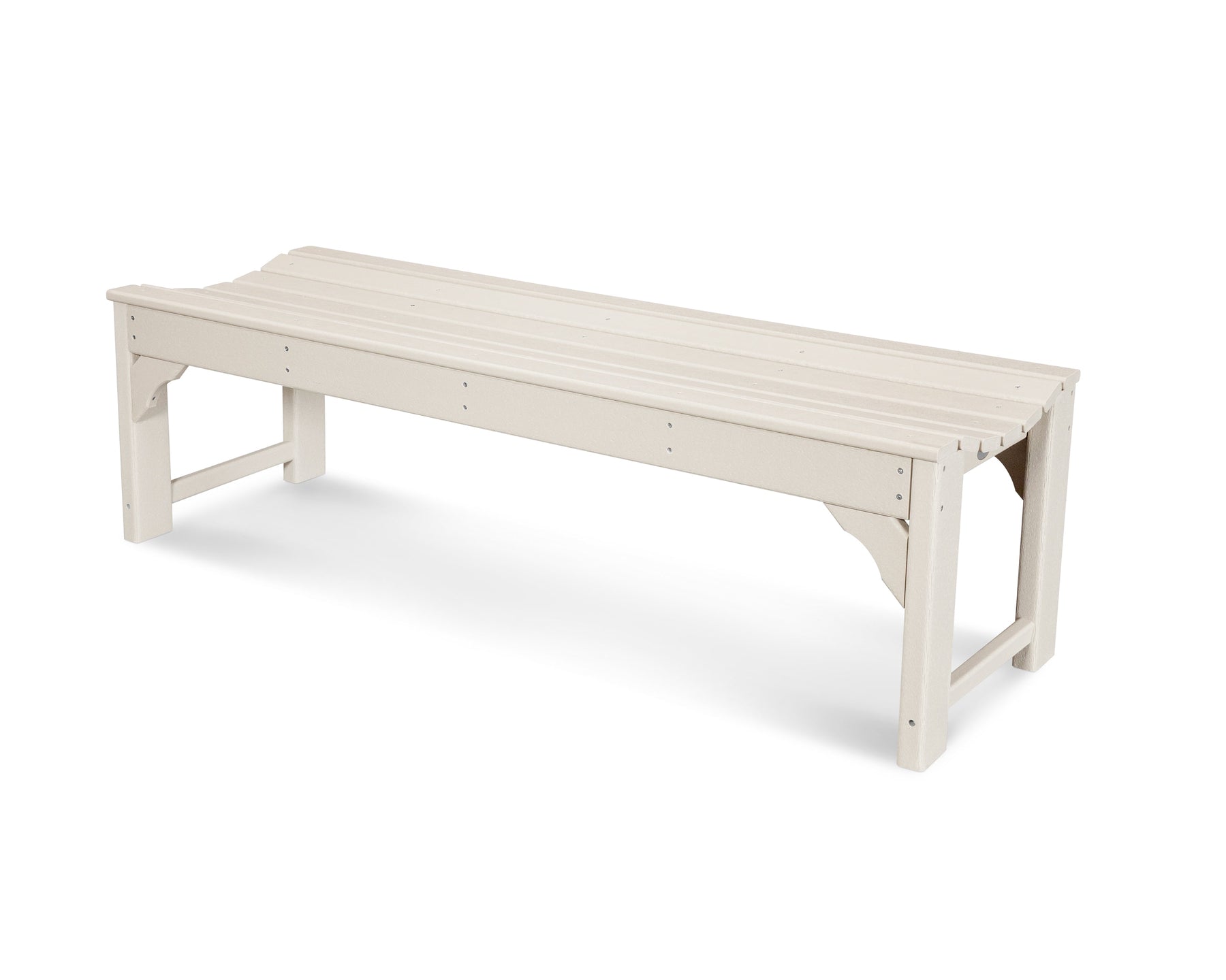 Traditional Garden 60" Backless Bench
