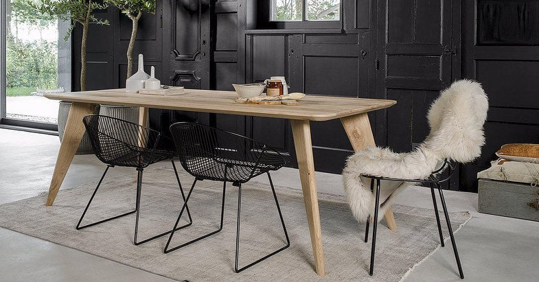 Aurora Extendable Dining Table in Light Oak