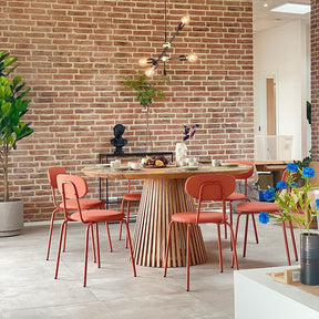 Vivien Round Extendable Dining Table in Solid Oak