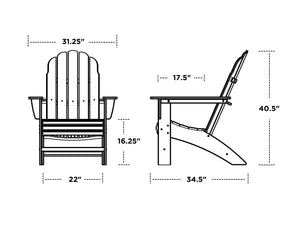 Vineyard Curveback Adirondack Chair