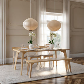 Aurora Extendable Dining Table in Solid Oak