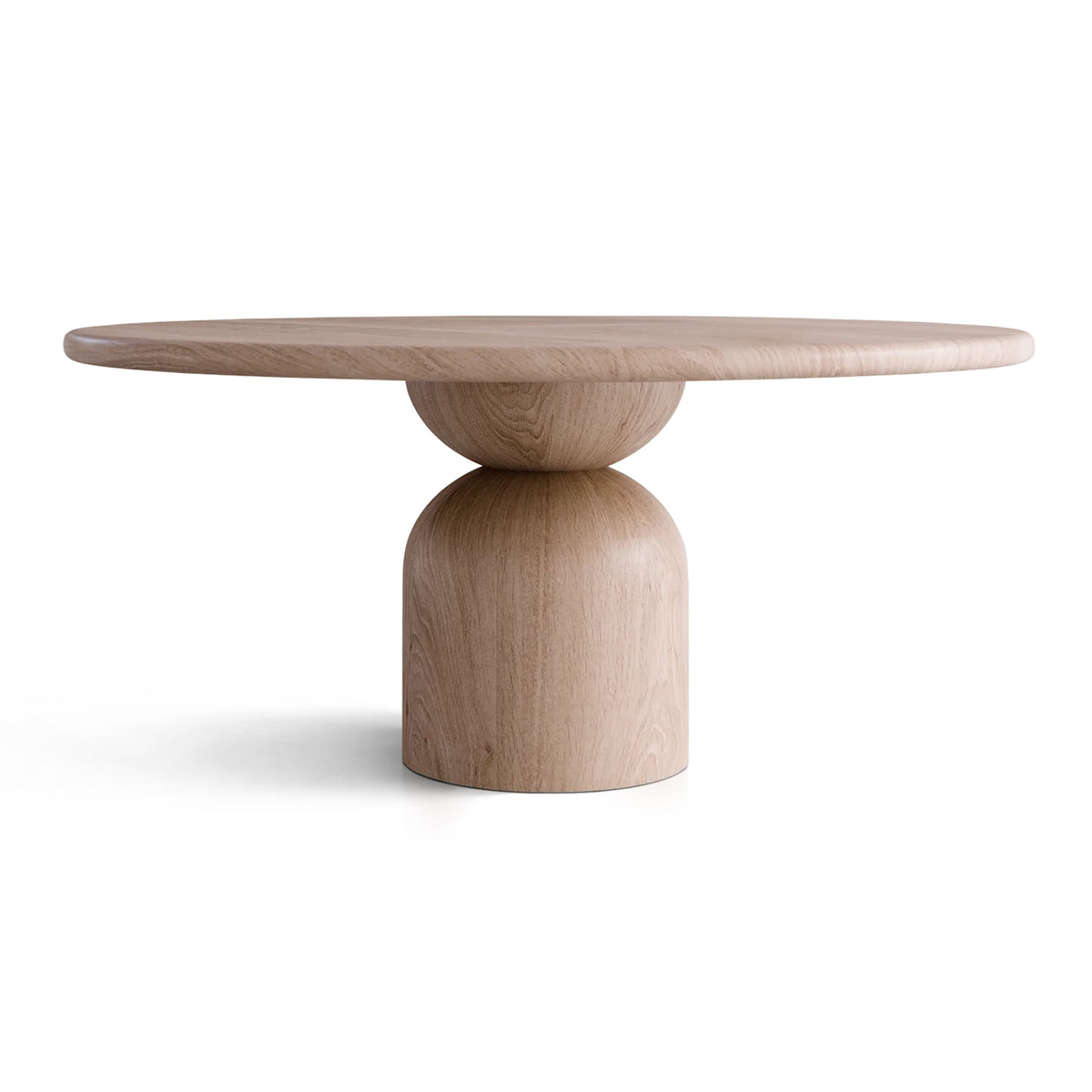 Loulou Oak Round Dining Table