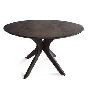 Bibi Extendable Round Dining Table in Solid Oak
