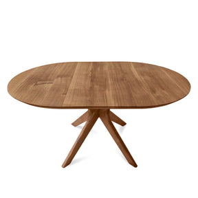 Bibi Extendable Round Dining Table in Solid Oak