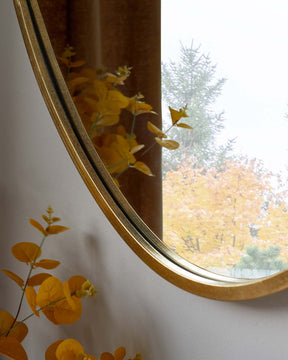 Channing Medium Wall Mirror Gold