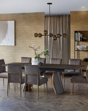 Collodi Dark Grey Ceramic Extending 8 to 10 Seater Dining Table