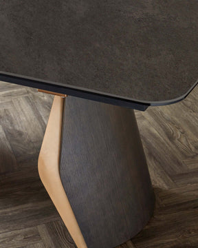 Collodi Dark Grey Ceramic Extending 8 to 10 Seater Dining Table