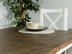 Devon Extendable Dining Table (140cm - 180cm) & Bench