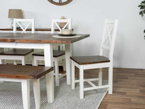 Devon Extendable Dining Table (140cm - 180cm) & Devon Chairs
