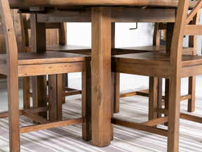Brooklyn Round Extendable Dining Table & Brooklyn Dining Chairs