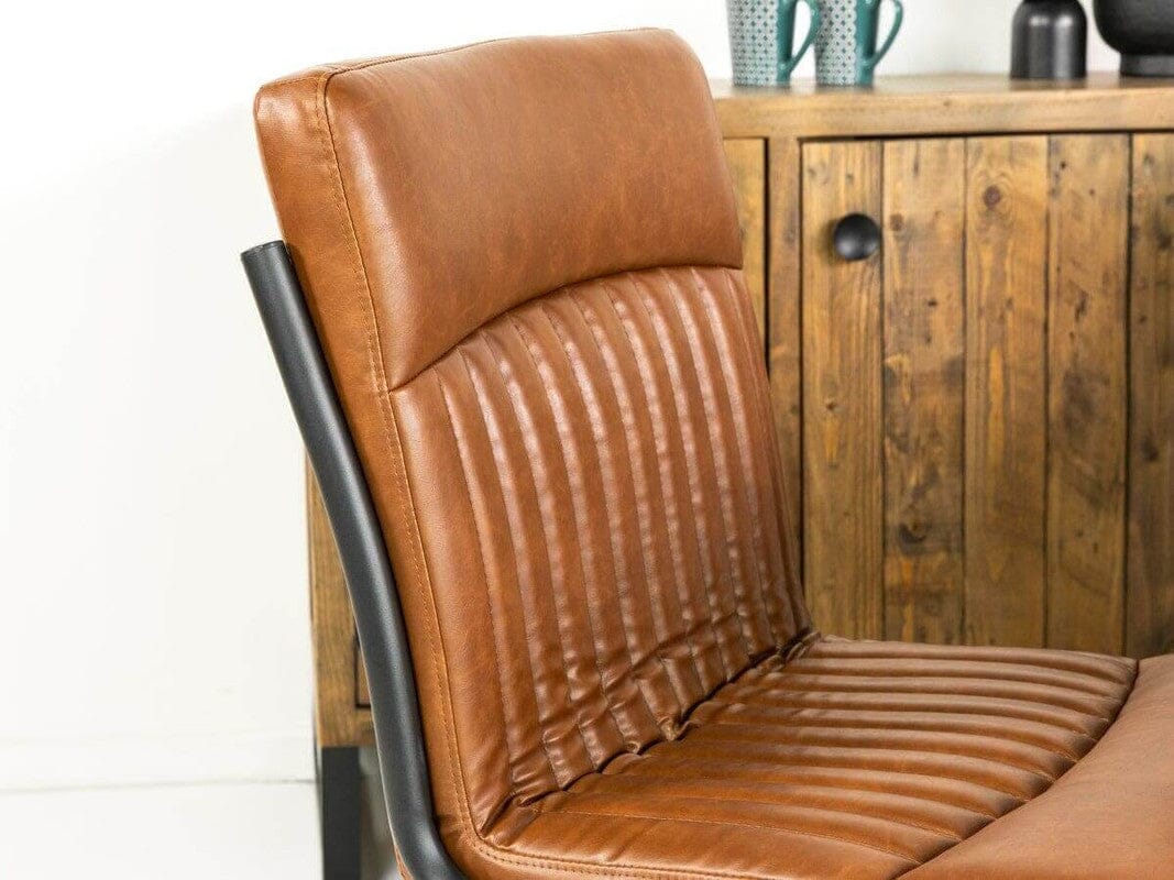 Auburn Brown Dining Chair Set Of 2