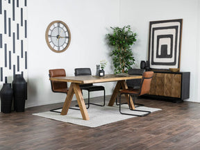 Pyramid Fixed Top Dining Table