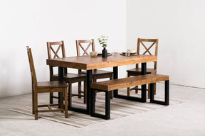 Brooklyn 160cm Fixed Top Dining Table