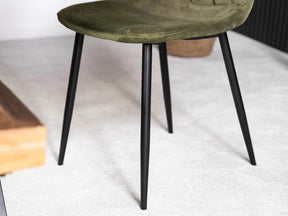 Brooklyn 160cm Fixed Top Cross Leg Dining Table & Alston Dining Chairs