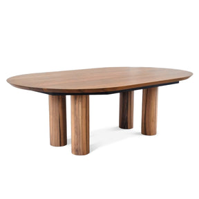 Ella Round Extendable Dining Table in Walnut