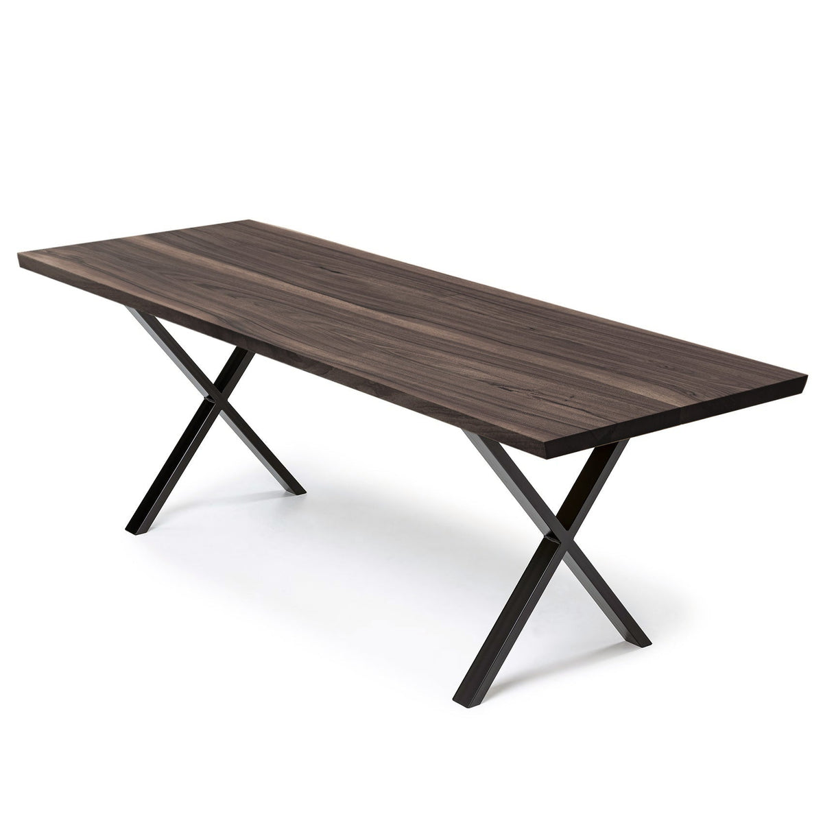 Eva Extendable Dining Table in Charcoal Walnut