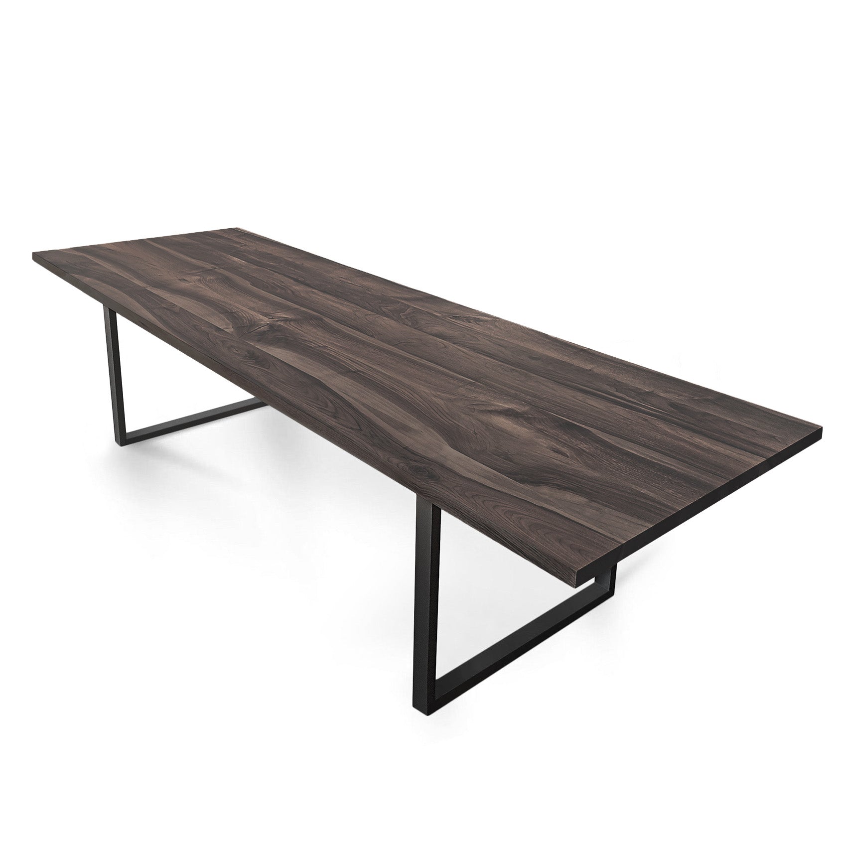 Eva Extendable Dining Table in Charcoal Walnut