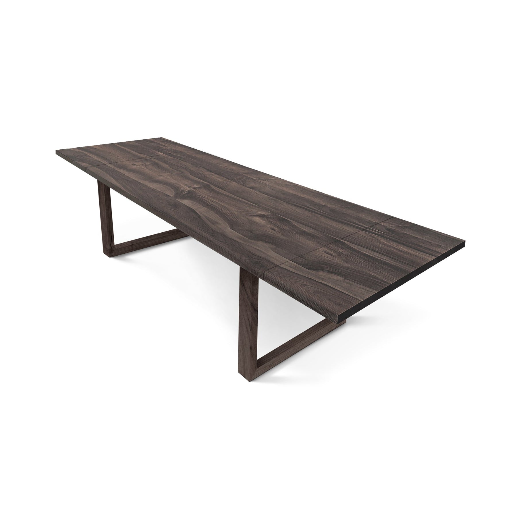 Eva Extendable Dining Table in Charcoal Walnut