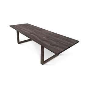 Eva Extendable Dining Table in Charcoal Walnut