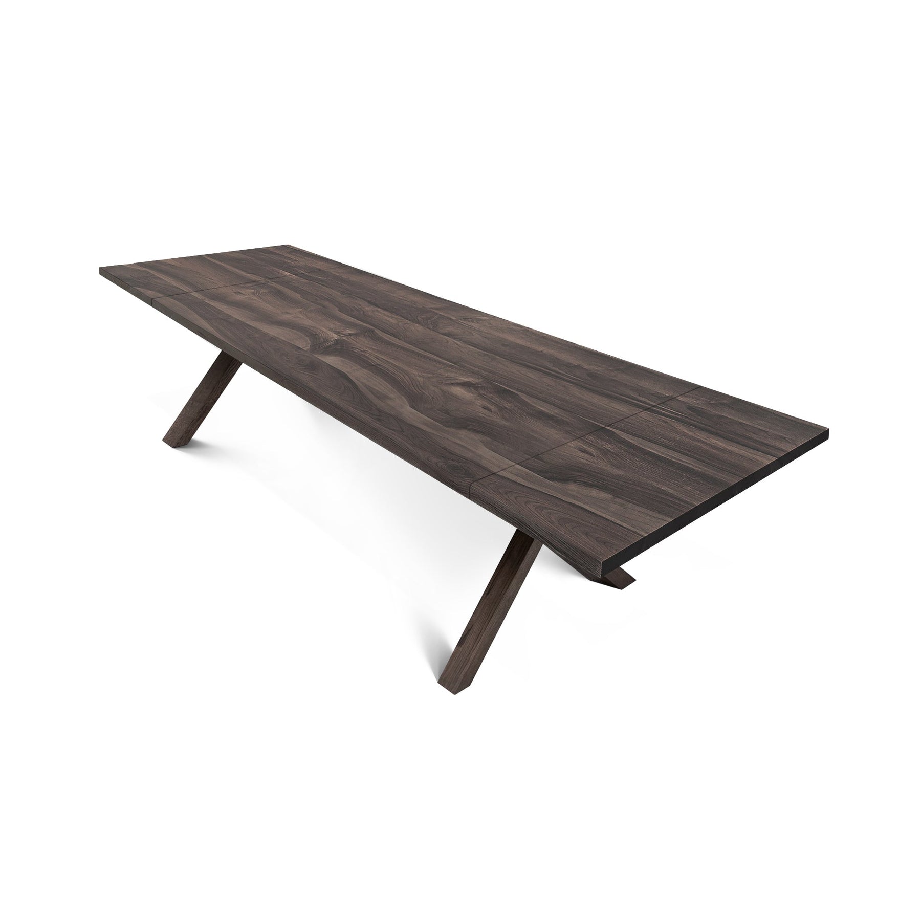 Eva Extendable Dining Table in Charcoal Walnut