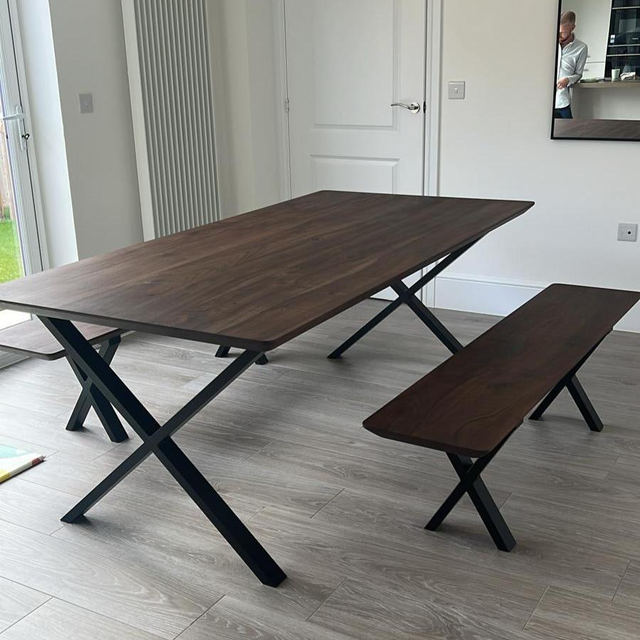 Eva Extendable Dining Table in Chocolate Walnut
